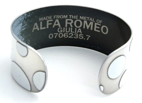 Alfa Romeo Polka Dot Cuff Bracelet by CRASH Jewelry