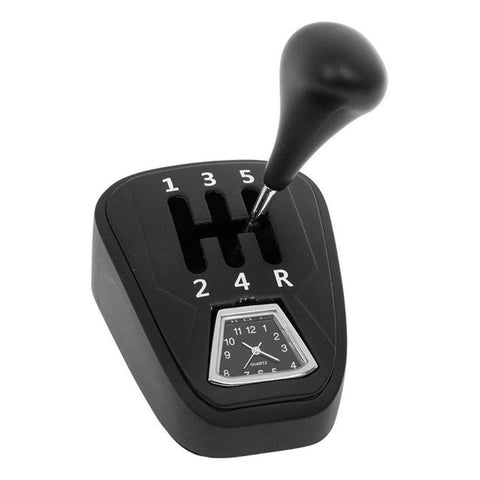 Black Movable Gear Shift Clock