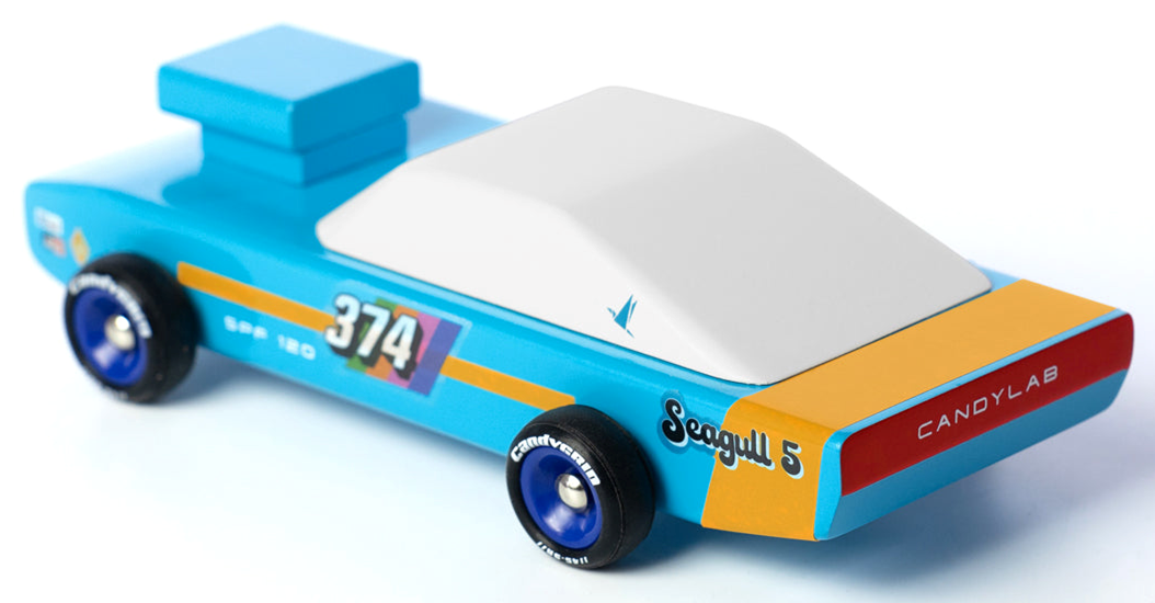 Candylab Seagull 5 Blue Wood Race Car – Revs Institute