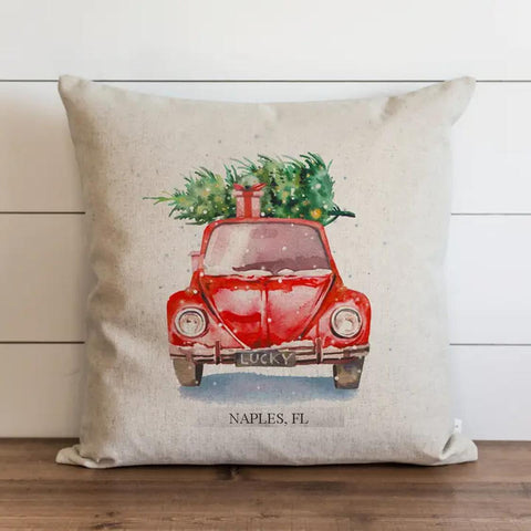 Christmas Car Pillow - Naples, FL