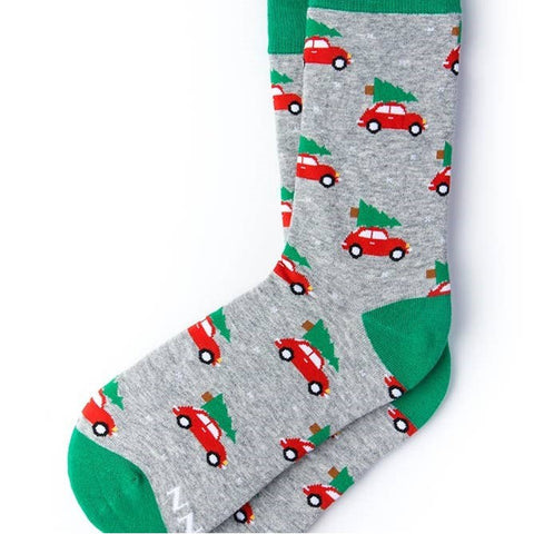 "I Pine For You" Ladies Christmas Car Socks