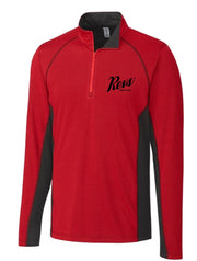 Revs Institute Mens 1/2 Zip Pullover - Red