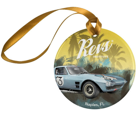 Corvette Grand Sport Porcelain Ornament