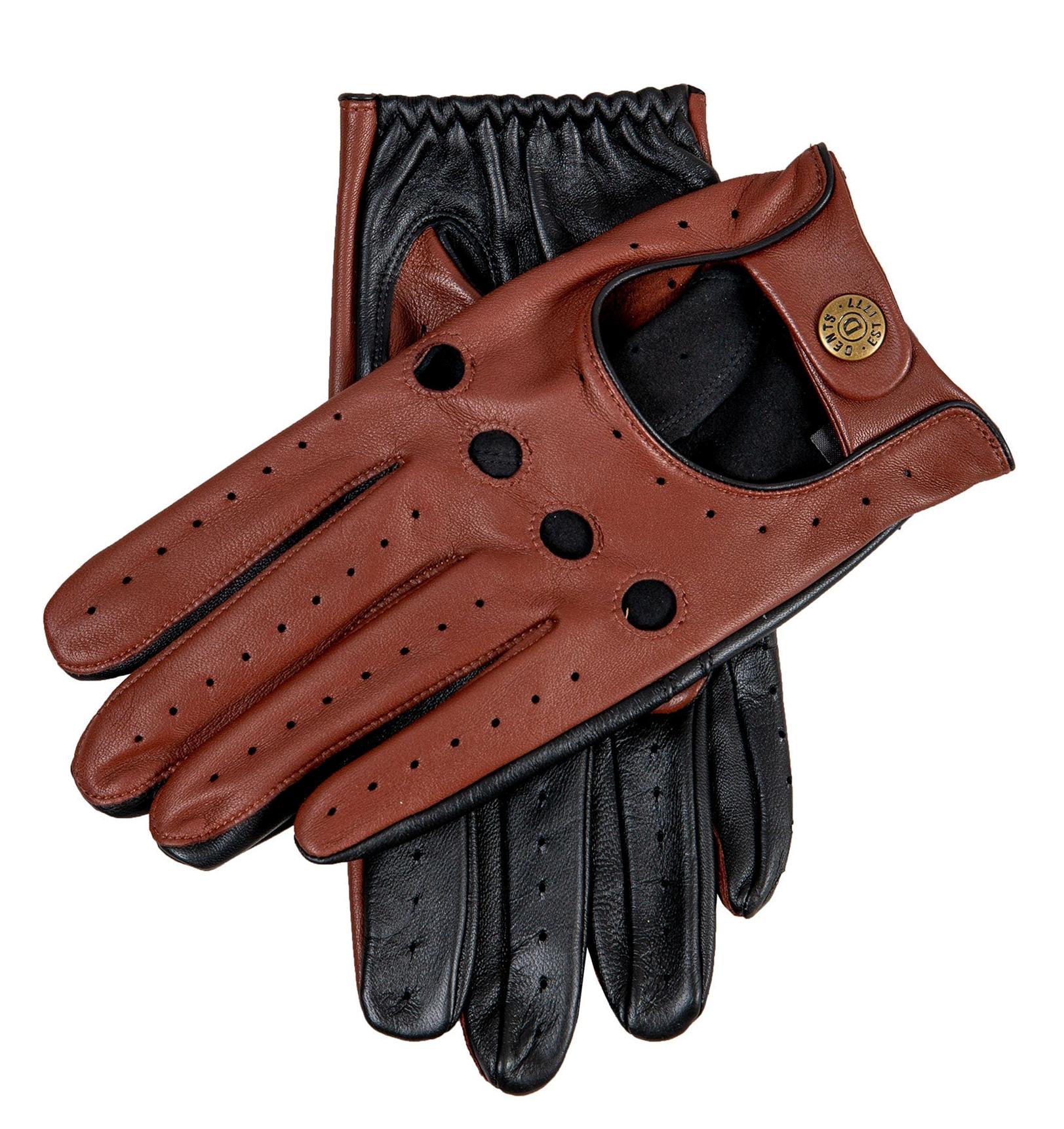 Gants De Conduite En Cuir Tan Delta - Pour Homme - Lavage Main - Style Anglais Classique - 2