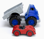 Eco-Friendly Flatbed Truck & Race Car Set