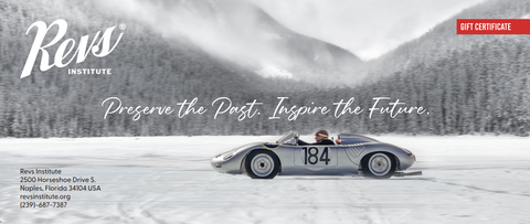 Revs Institute Ticket Gift Certificate