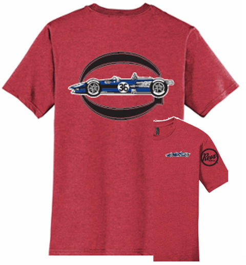 Eagle Gurney Weslake Mk 1 Formula 1 T-shirt - Red Heather