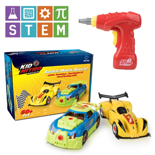 Kid Nitro Race Car Building Set Revs Institute