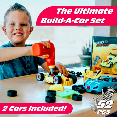 Kid Nitro Race Car Building Set