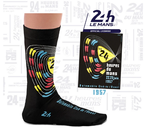 Le Mans Posters 4-Pack Car Socks