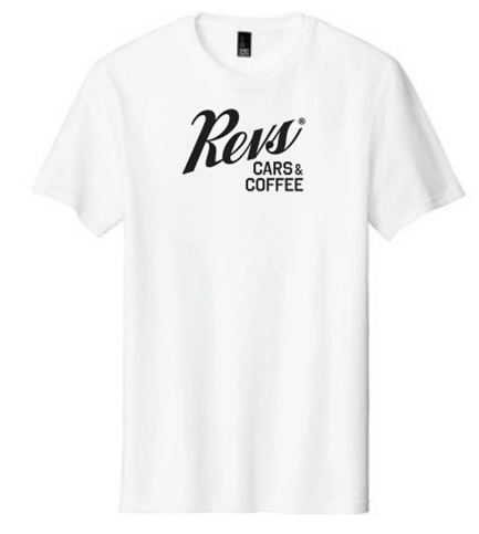 Revs Institute Cars & Coffee T-shirt - White