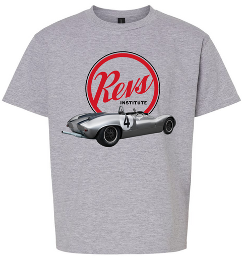 Revs Institute Porsche Elva Youth T-shirt - Grey