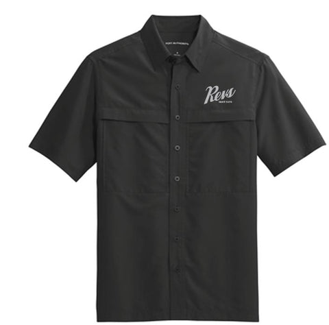 Revs Institute Short Sleeve UV Daybreak Shirt - Black