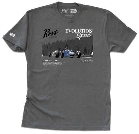 1967 Eagle Gurney Weslake Mk 1 T-shirt - Grey Heather