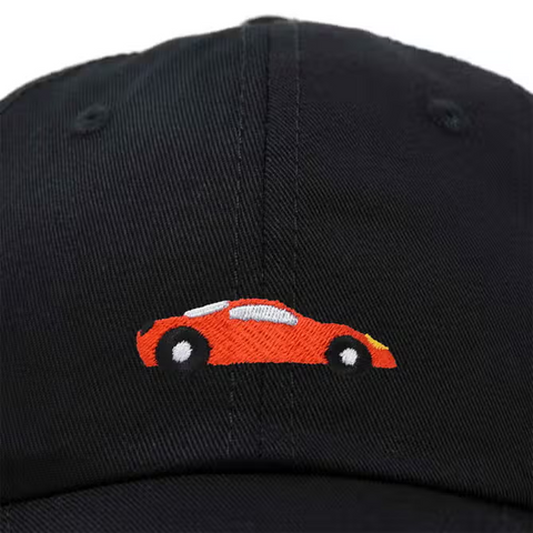 Race Car Cap - Black