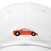 Race Car Cap - White