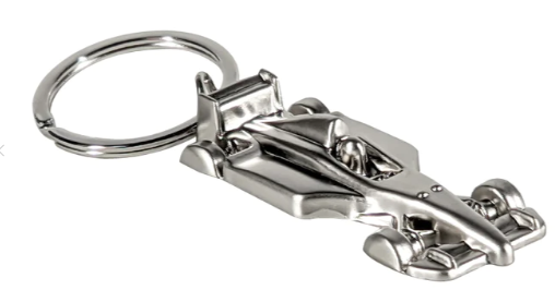 Metal Race Car Key Chain