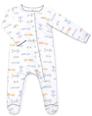 Race Car Footed Onesie