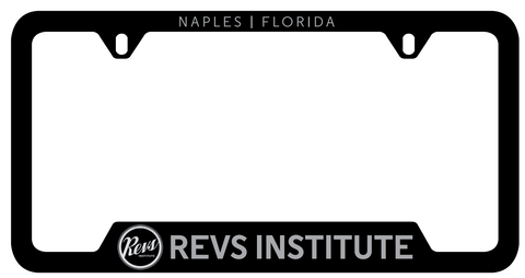 Revs Institute Custom Laser Etched License Plate Frame