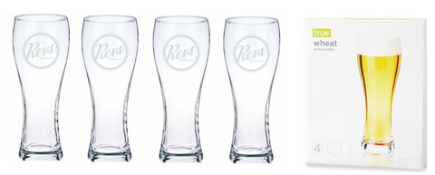 Revs Institute Pilsner Glass Set of Four