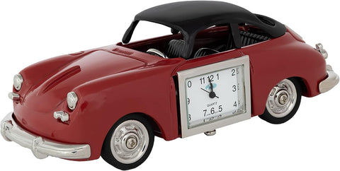 Vintage Sports Car Clock Red/Black