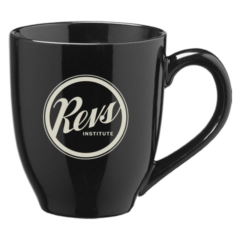 Revs Institute Bistro Coffee Mug - Black