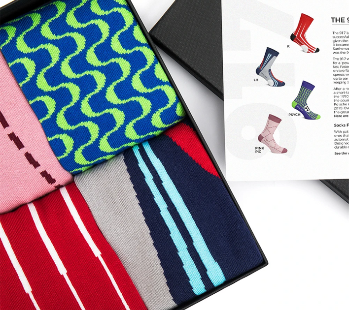 917 Racing Legends 4-Pack Mens Car Socks – Revs Institute