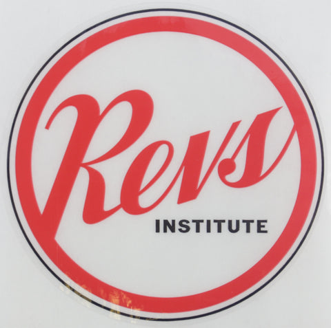 Revs Institute Clear Window Cling