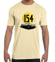 Revs Institute 1953 Porsche 550-01 T-shirt - Banana