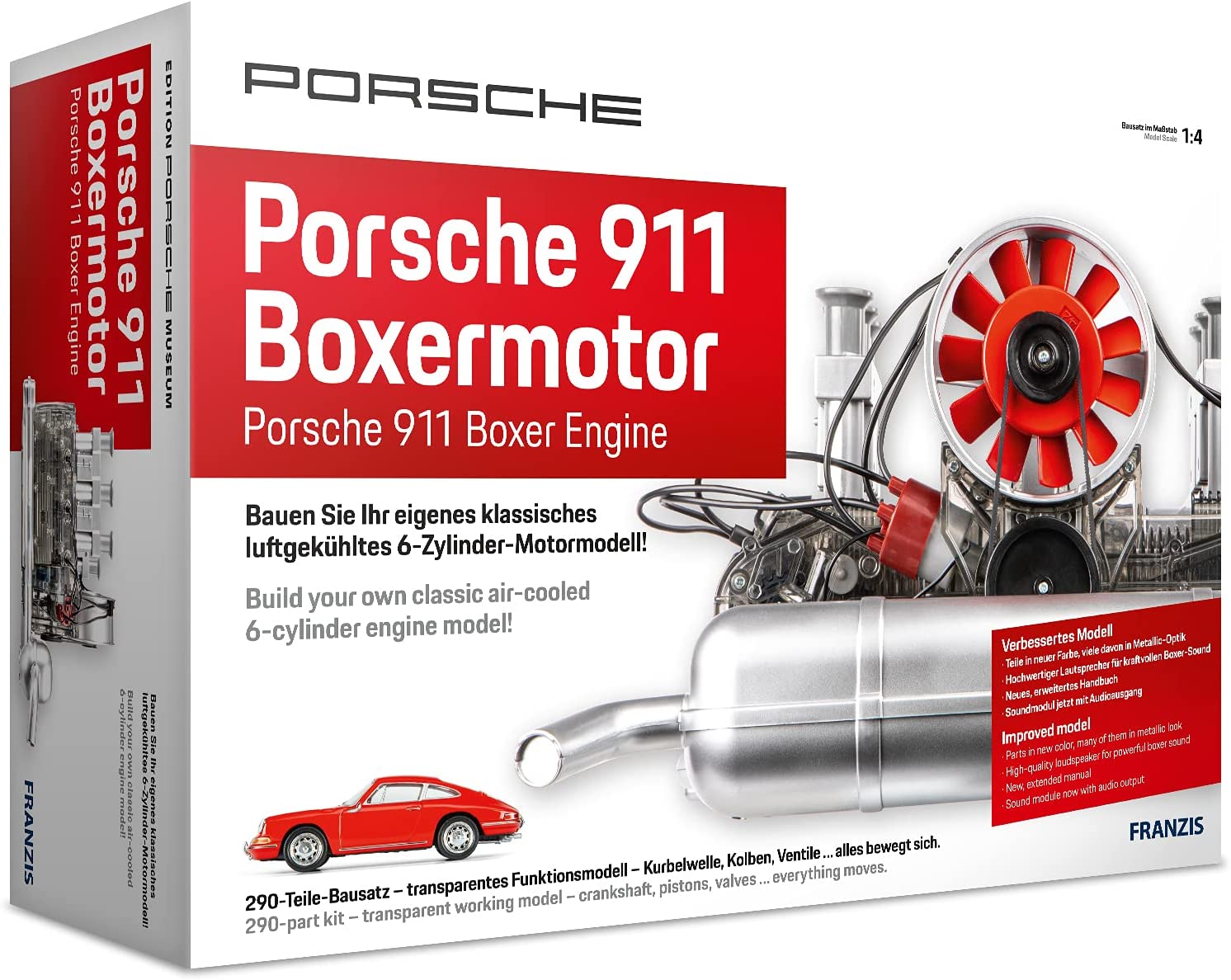 Porsche 911 Boxer Flat Six Engine Model Kit 1:4 – Revs Institute