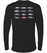 Revs Institute Porsche Long Sleeve T-shirt - Black