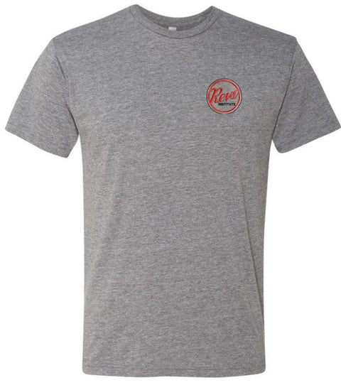Revs Institute Tri-blend Crew T-shirt - Premium Grey, Color Logo