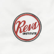 Revs Institute Mens Cutter & Buck Triblend Pique Polo - White