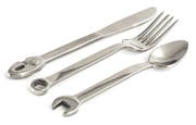 Wrenchware 3-Piece Flatware