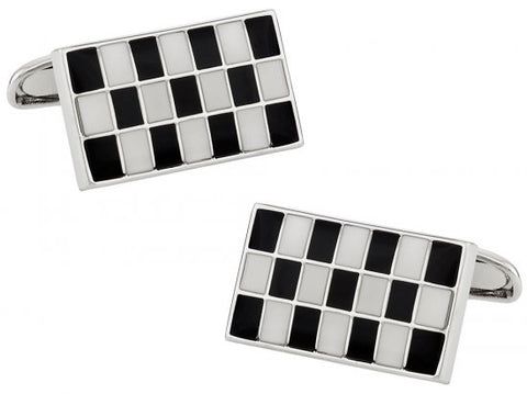 Checkered Flag Cuff Links